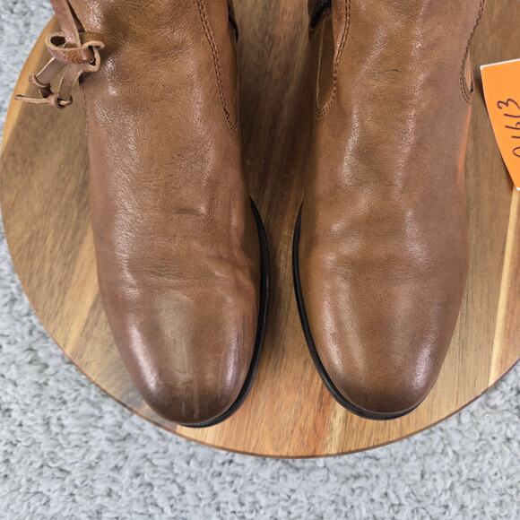 Ugg Collection Made in Italy Brown Leather Over The Knee Riding Boots Womens 8.5 - Picture 5 of 16